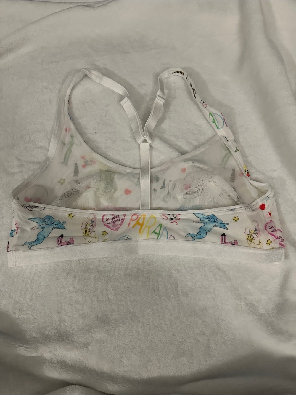 Parade Sexy Silky Mesh Racerback Scoop Bralette - Picture 7 of 8